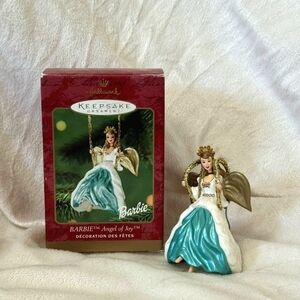 Vintage Hallmark Keepsake Ornament 2000 Barbie Angel of Joy